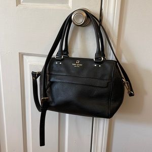 Kate Spade leather satchel with crossbody strap